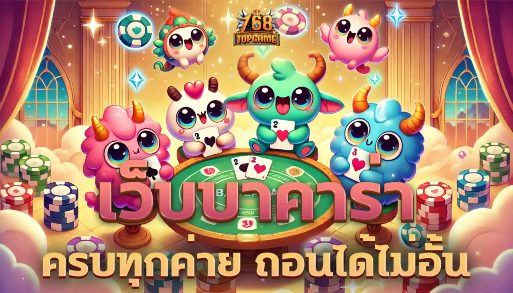 เว็บบาคาร่า เล่นง่าย ปลอดภัย ได้เงินจริง