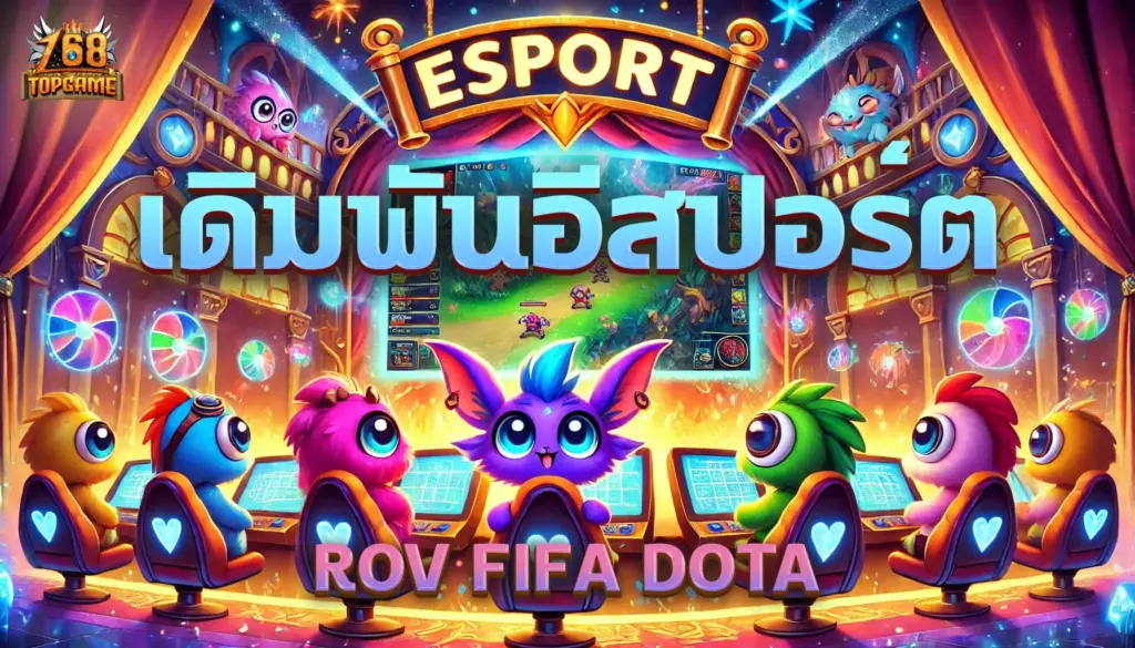 เดิมพัน E Sport เกมดังระดับโลก